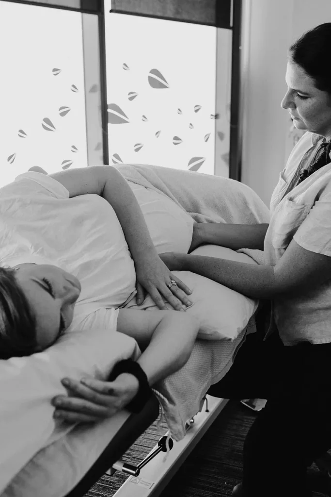 pregnancy osteopath central coast session